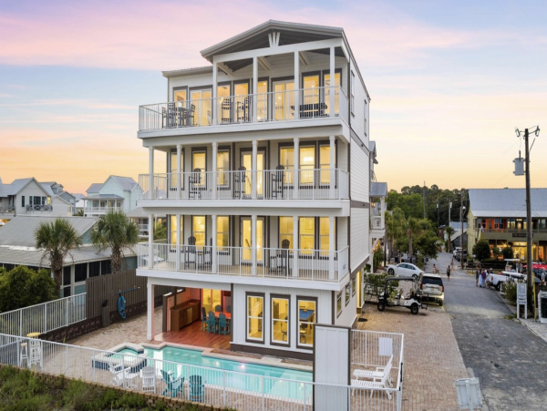 Six Bedroom Gulf Front Vacation Rental in Grayton Beach